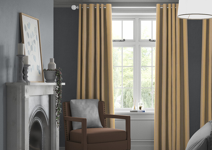 Striatus, Gold - Made to Measure Curtains - Image 3